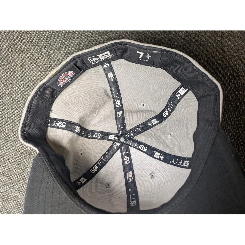 Hartford Yard Goats Milb New‎ Era Hat 7 3/4 Fitted USA Flag logo Baseball Cap
